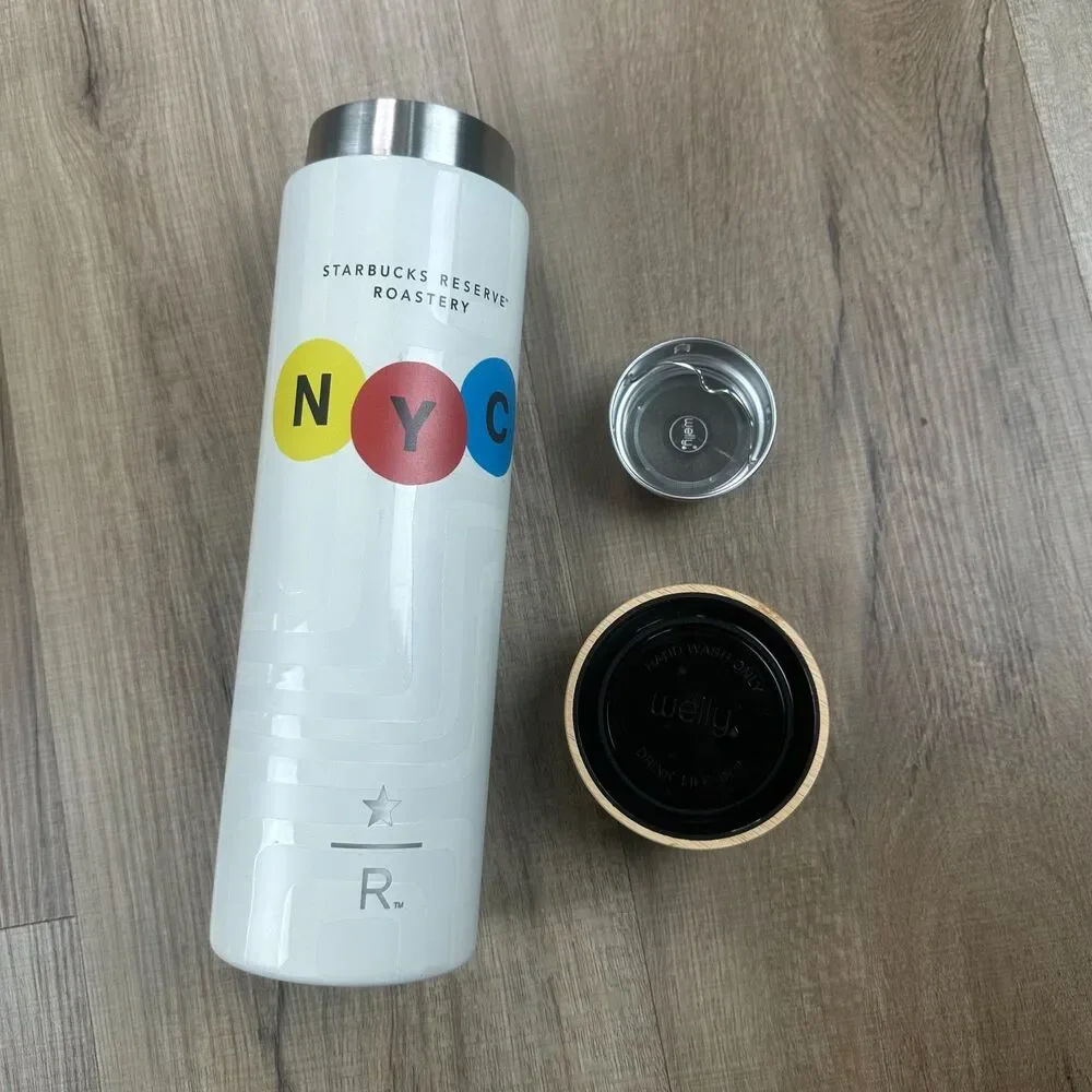 NYC Starbucks Reserve Roastery Tumbler Welly Infusing Water Bottle Limited Editi